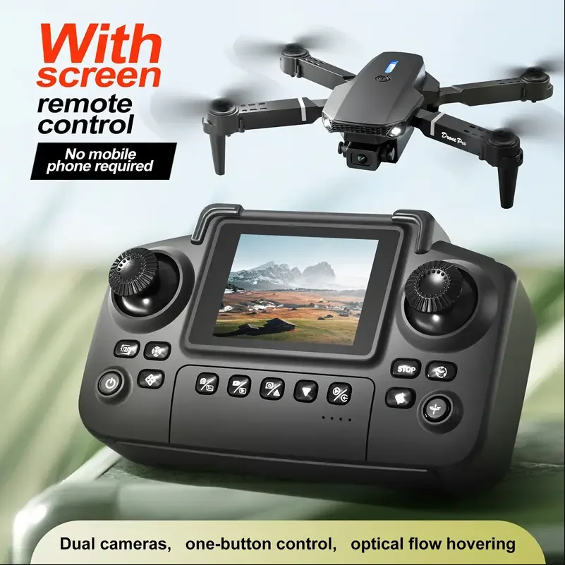 Jjrc Drone X12 - 2025 E88 Drone HD dubbele camera,