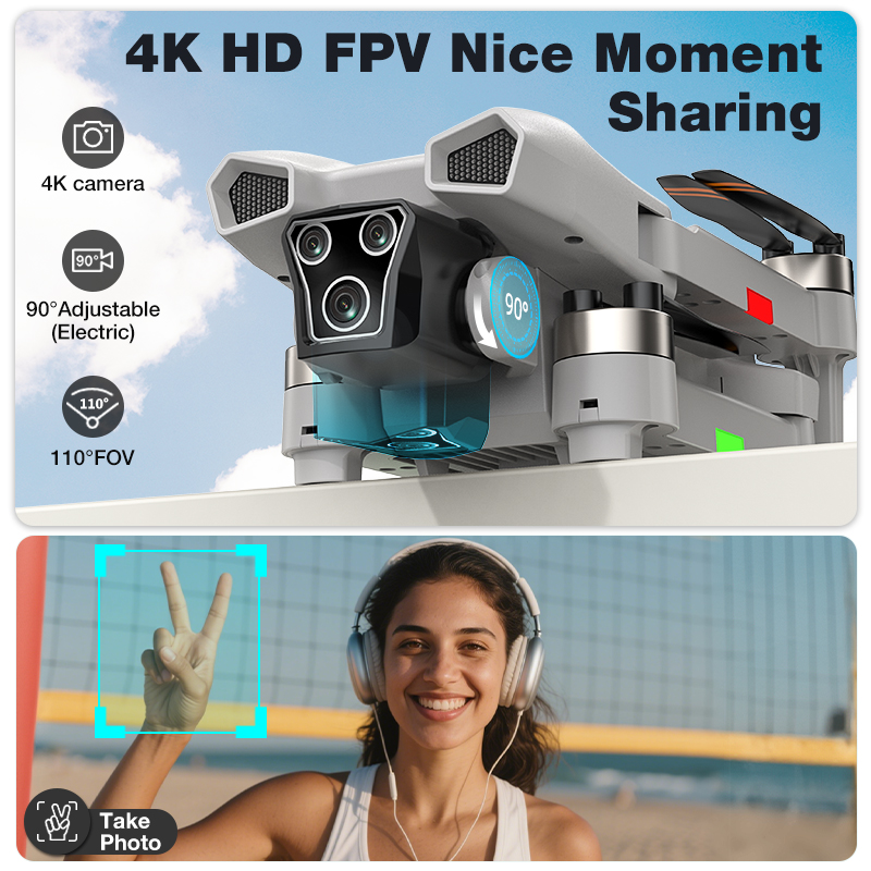Nieuwe L107 PRO Drone 8k Lucht - Jjrc Drone X12 recensie en prijs