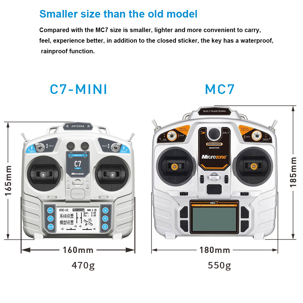 MicroZone MC7 Controller C7 MI - Drone Gimbal Controller recensie en prijs